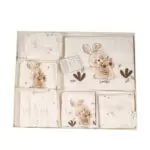 Newborn's The bunny and the little bear Comfy 100% Cotton Clothes Set Unisex 10 pcs