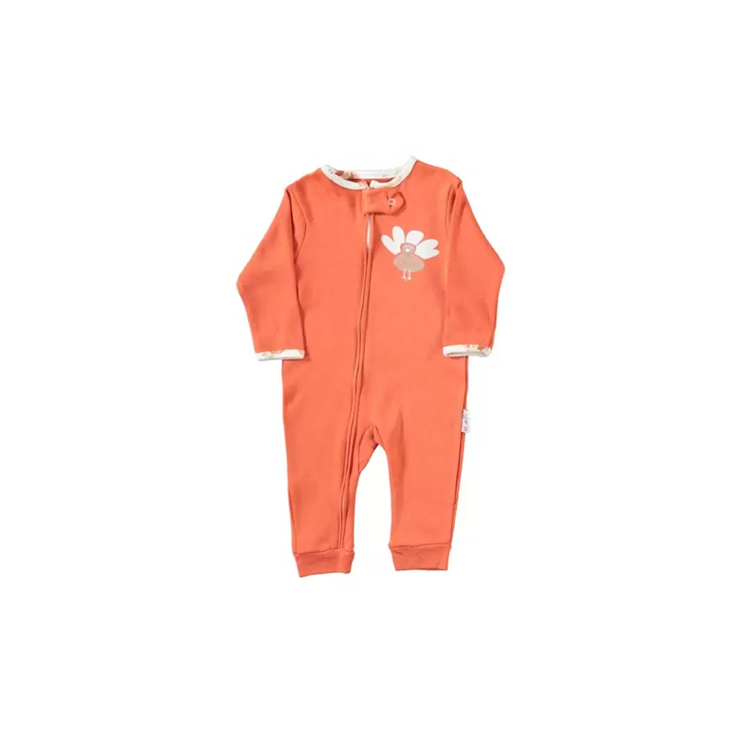 Orange duck Unisex Baby Jumpsuit