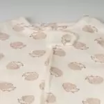 Brown Hedgehog Unisex Baby Jumpsuit