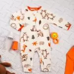 Bear & Fox Unisex Baby Jumpsuit - Adomeez