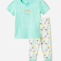 Casper - cute ghost short sleeve cotton 2-pice pajamas set