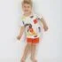 Summer Adventure Kids' Set – Lion & Penguins T-Shirt & Shorts! - Adomeez