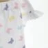 Summer blouse for girls with colorful butterfly print and soft ruffle details – comfort and style in one piece. - 2