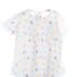Summer blouse for girls with colorful butterfly print and soft ruffle details – comfort and style in one piece.