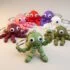 Articulated Fidget Octopus Keychain - flexible 3D printed stress-relief keychain by Adomeez