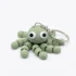 Articulated Fidget Octopus Keychain - flexible 3D printed stress-relief keychain by Adomeez