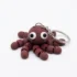 Articulated Fidget Octopus Keychain - flexible 3D printed stress-relief keychain by Adomeez