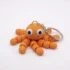 Articulated Fidget Octopus Keychain - flexible 3D printed stress-relief keychain by Adomeez
