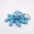 Articulated Fidget Octopus Keychain - flexible 3D printed stress-relief keychain by Adomeez