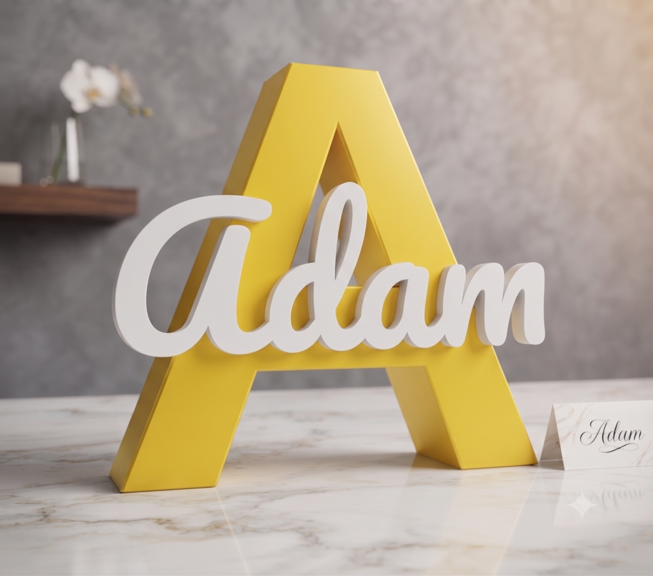 Personalized Baby Welcome Stand