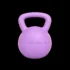 Kettlebell keychain front view on black
